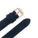correa azul marino - hebilla negra